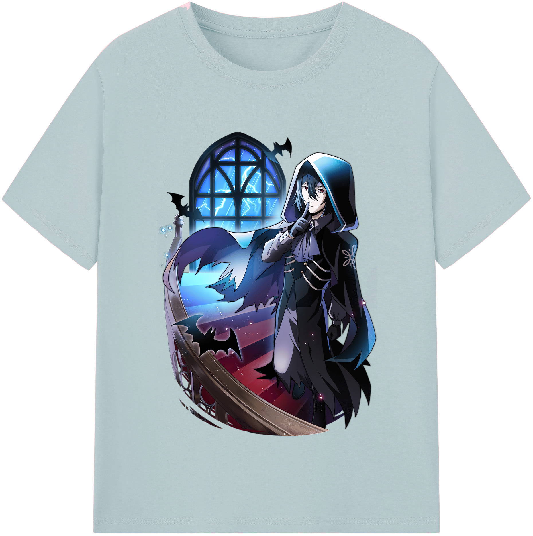 （画像用） 文豪ストレイドッグス Bungo Stray Dogs 綿100％半袖Tシャツ（フロントプリント）